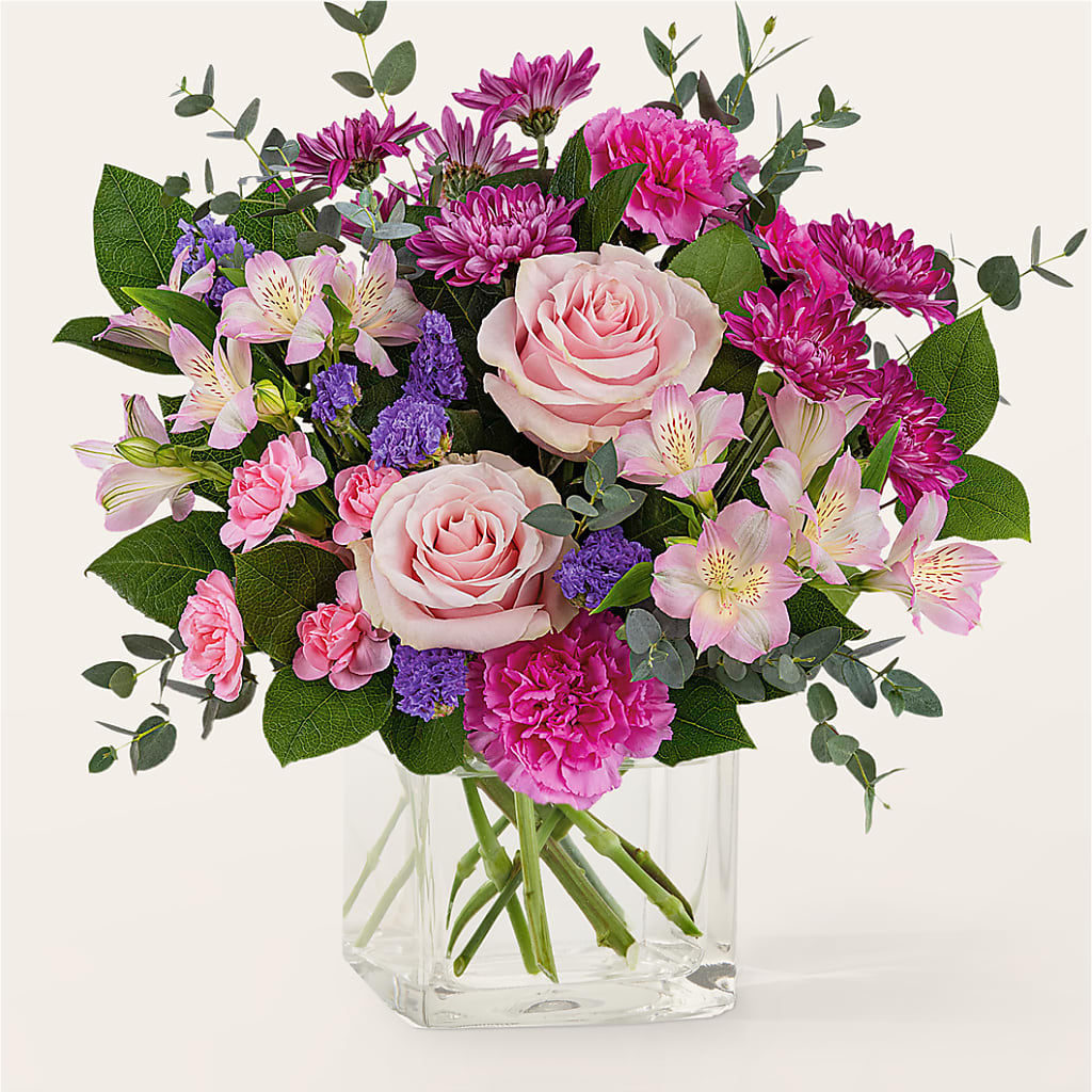 Rosy Radiance Bouquet – Natural Flowers Llc, Centreville VA
