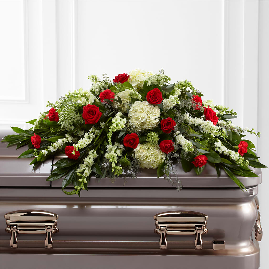 Sincerity Casket Spray – Natural Flowers Llc, Centreville VA