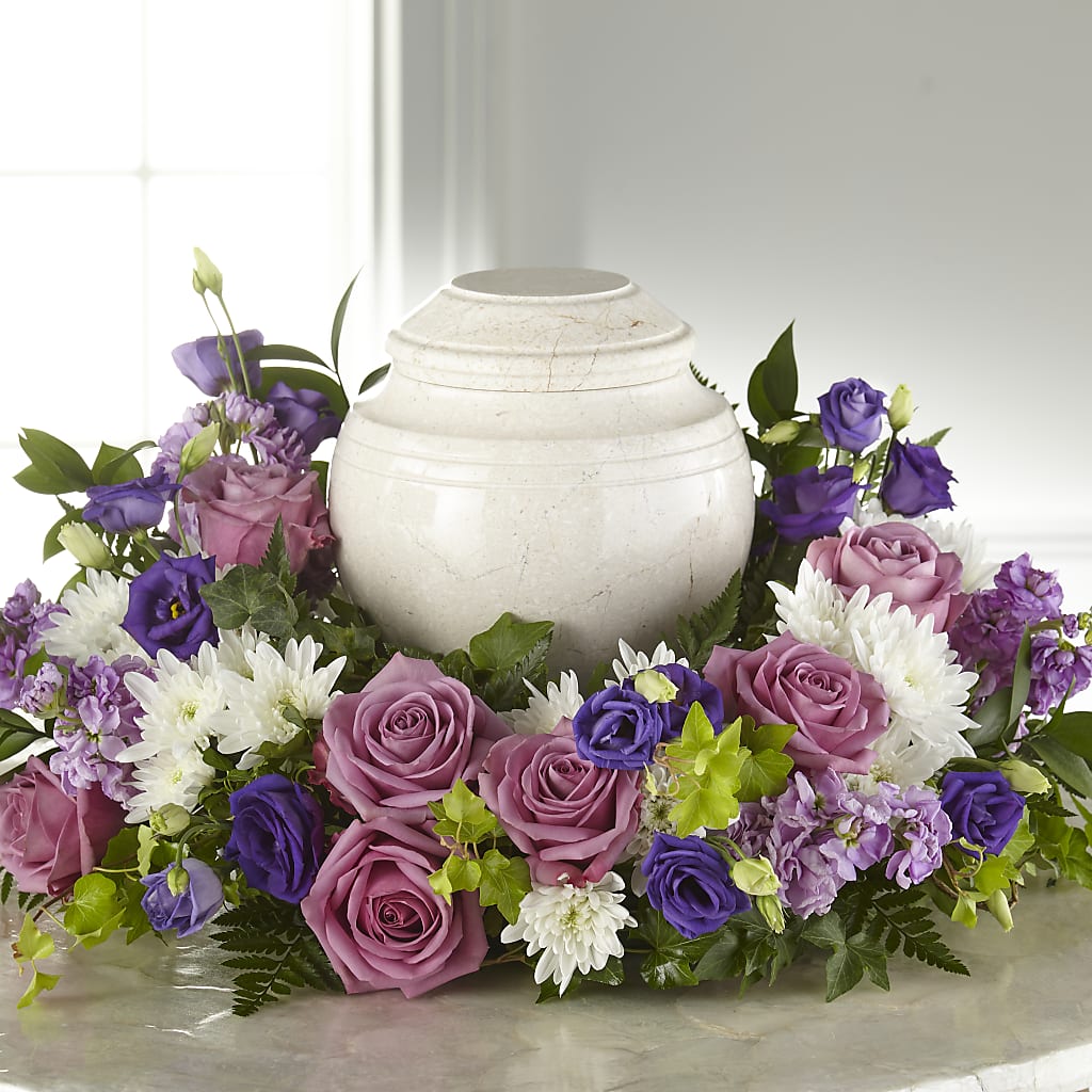 Blooming Sympathy Cremation Adornment – Natural Flowers Llc, Centreville VA