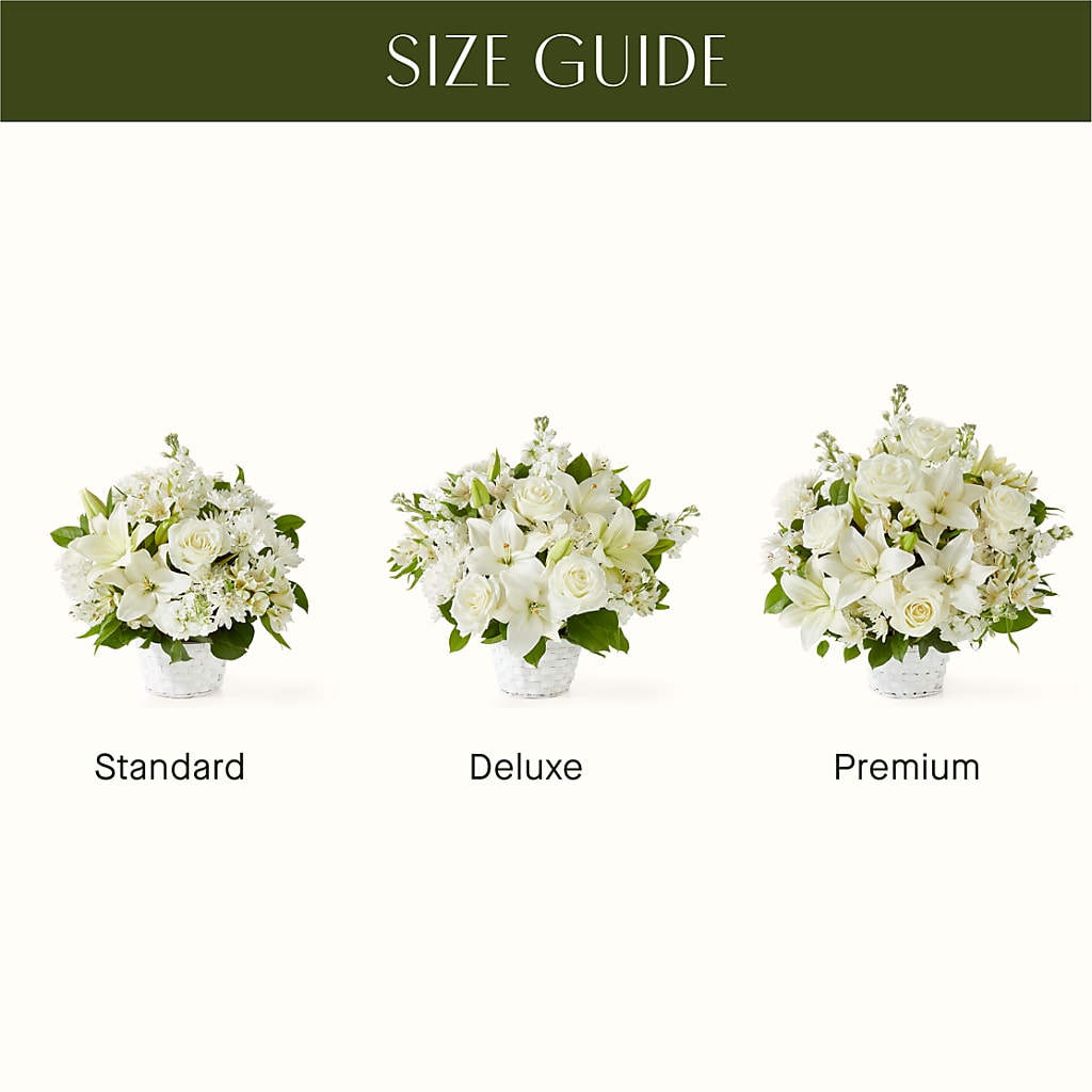 Peaceful Reflections Arrangement – Natural Flowers Llc, Centreville VA