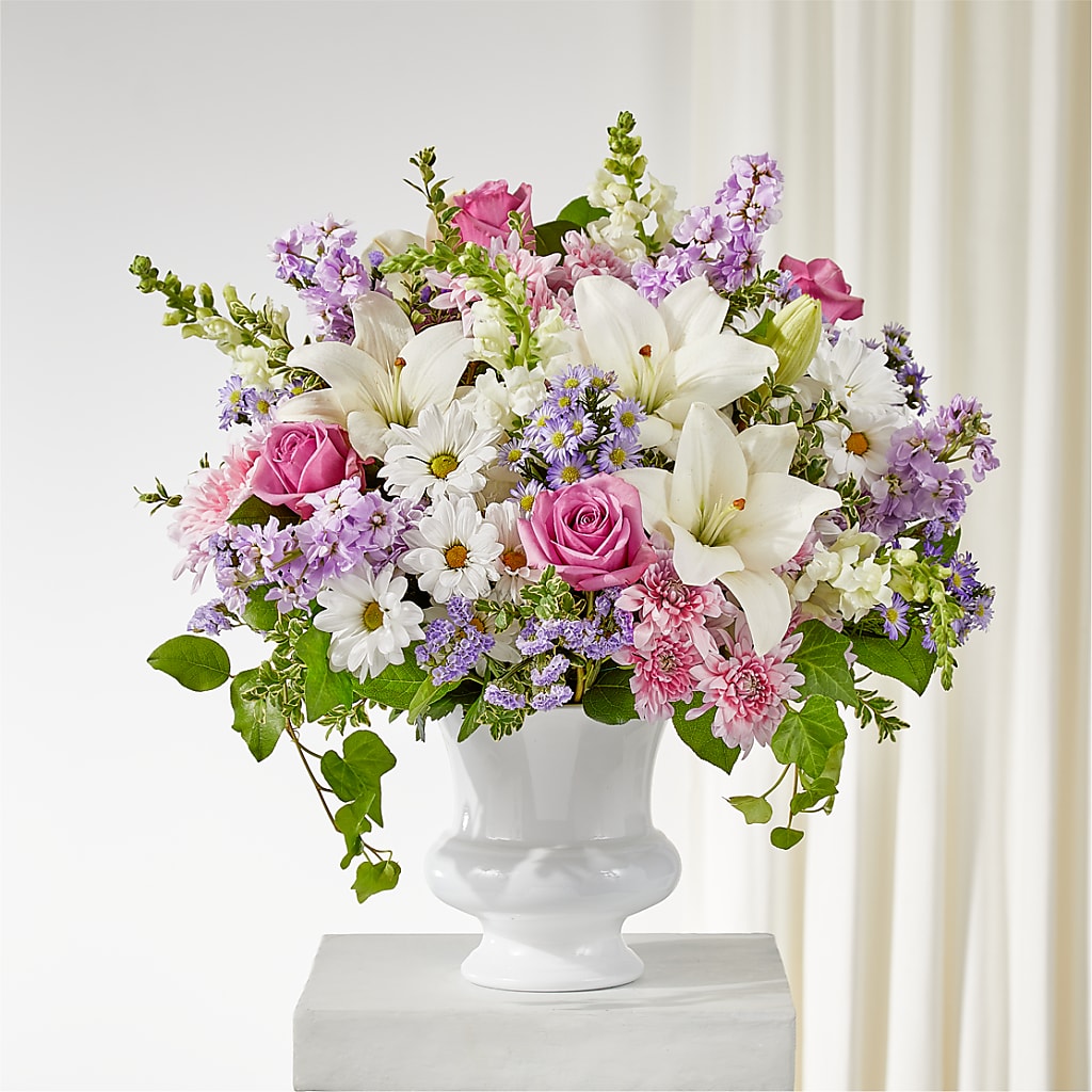 Remarkable Life Urn Arrangement – Natural Flowers Llc, Centreville VA