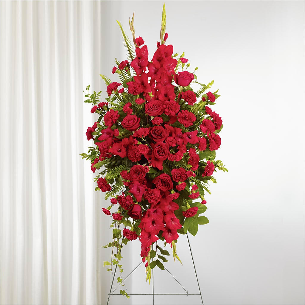 From the Heart Standing Spray – Natural Flowers Llc, Centreville VA
