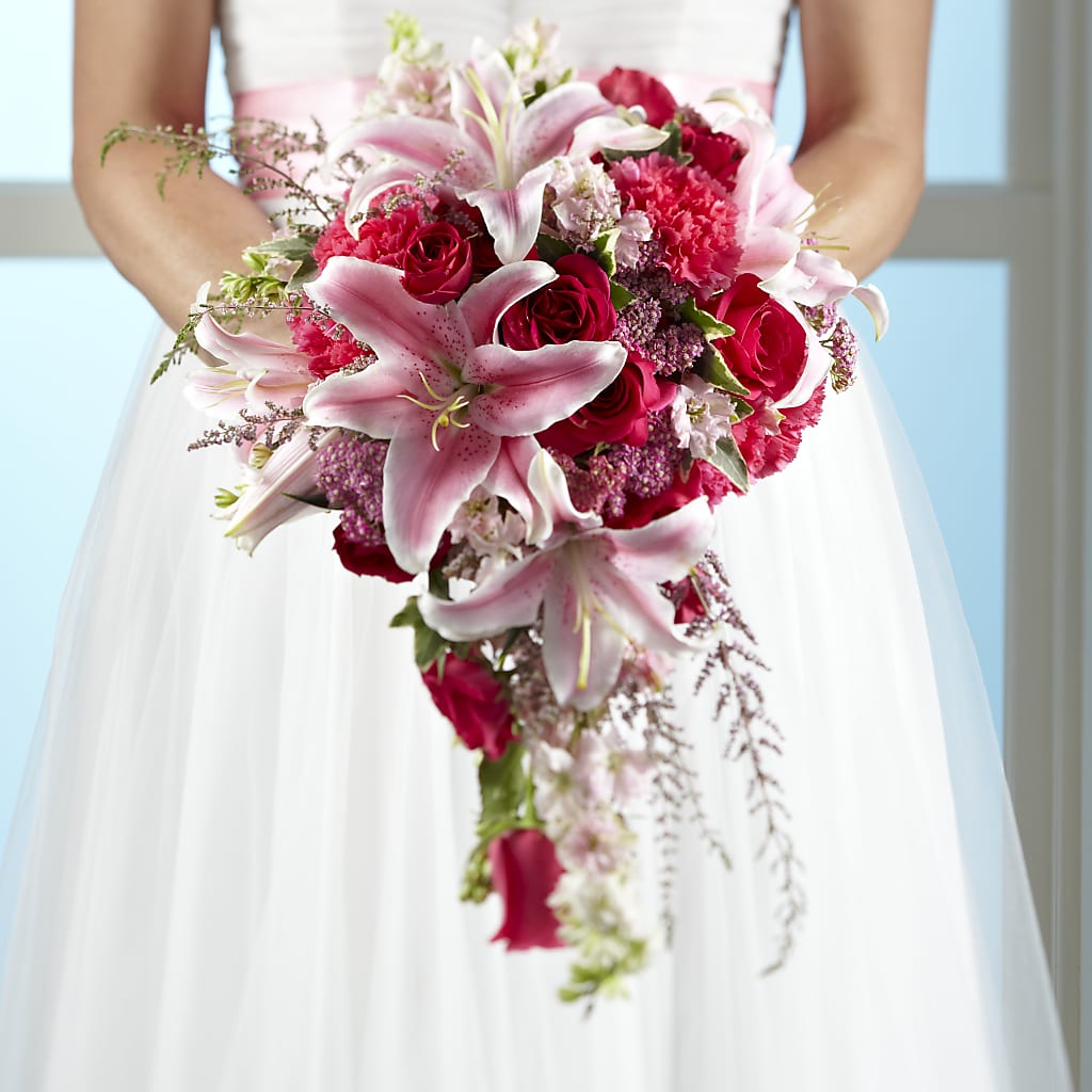 Lily & Rose Bouquet – Natural Flowers Llc, Centreville VA