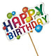 Happy Birthday Pick –  Natural Flowers Llc, Centreville VA