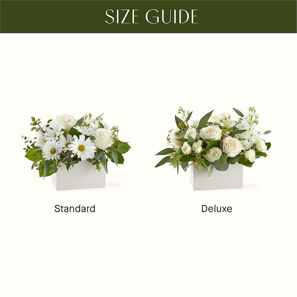 Fresh Linen Box Bouquet –  Natural Flowers Llc, Centreville VA