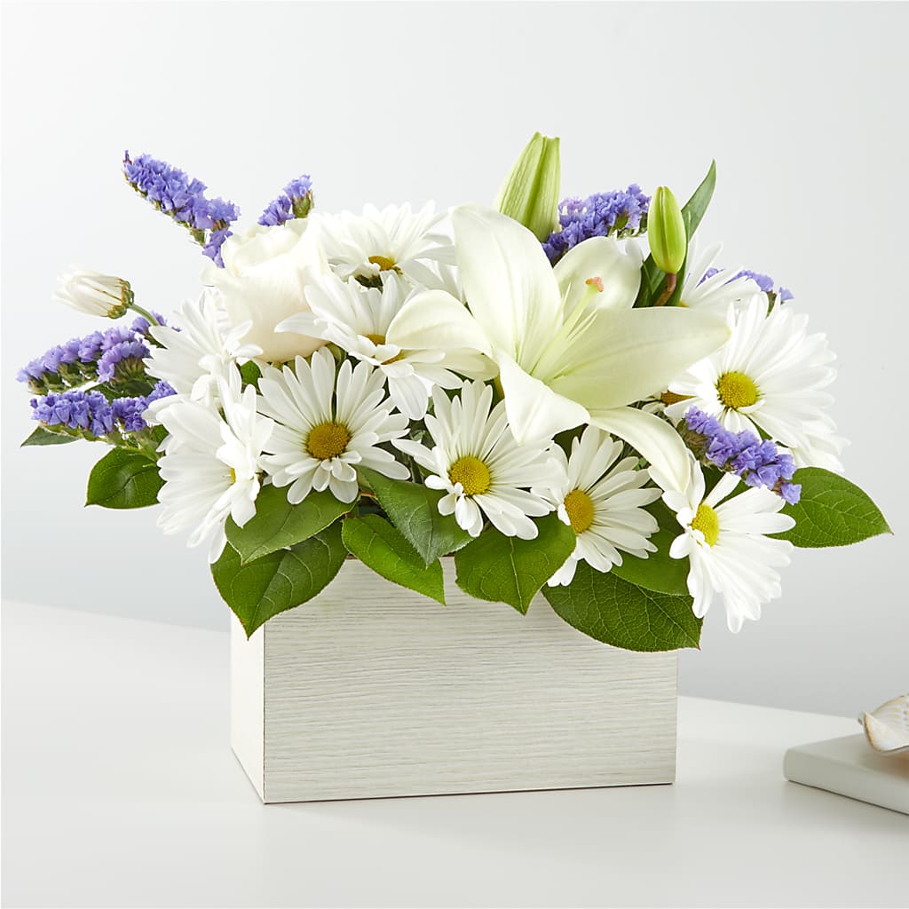 Beyond Blue Box Bouquet –  Natural Flowers Llc, Centreville VA