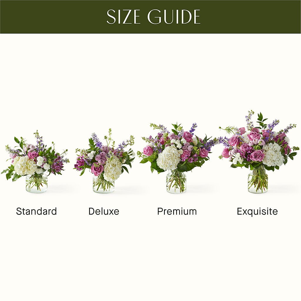 Violet Caress Bouquet –  Natural Flowers Llc, Centreville VA