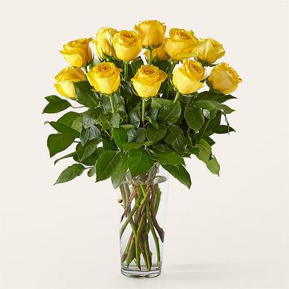 Long Stem Yellow Rose Bouquet –  Natural Flowers Llc, Centreville VA