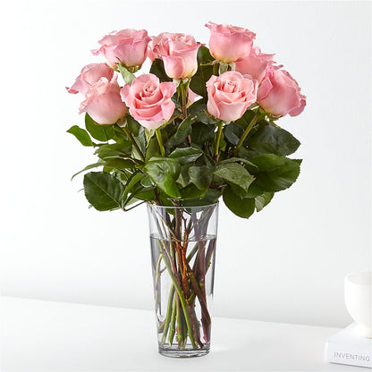 Long Stem Pink Rose Bouquet –  Natural Flowers Llc, Centreville VA
