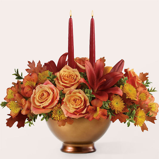 Harvest Table Centerpiece –  Natural Flowers Llc, Centreville VA