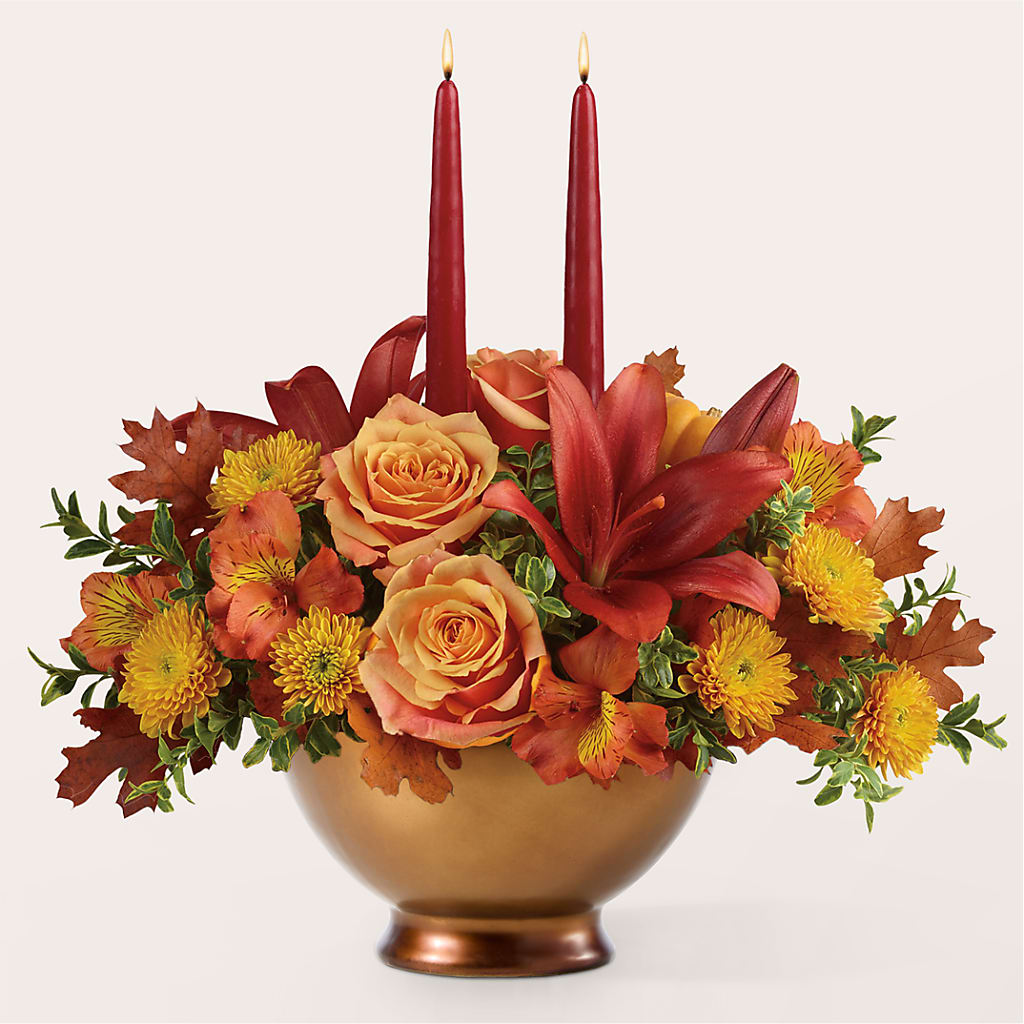 Harvest Table Centerpiece –  Natural Flowers Llc, Centreville VA