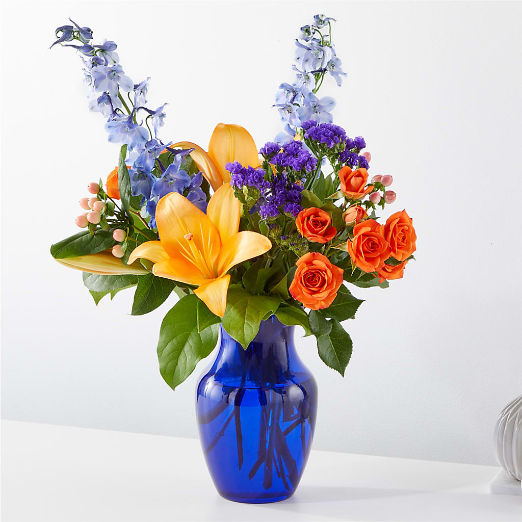 Radiant Citrus Bouquet –  Natural Flowers Llc, Centreville VA