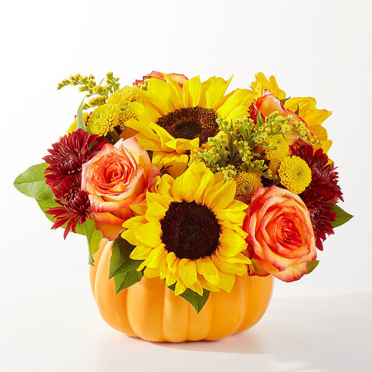 Golden Gourd Pumpkin Bouquet –  Natural Flowers Llc, Centreville VA
