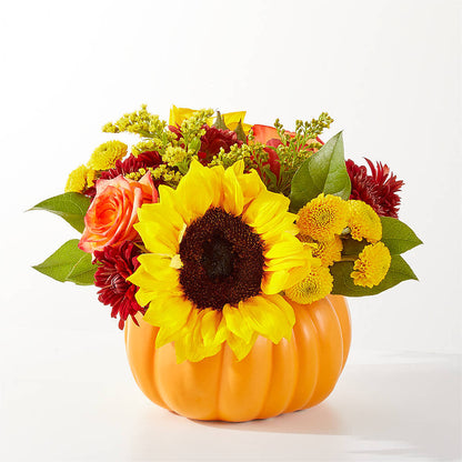 Golden Gourd Pumpkin Bouquet –  Natural Flowers Llc, Centreville VA