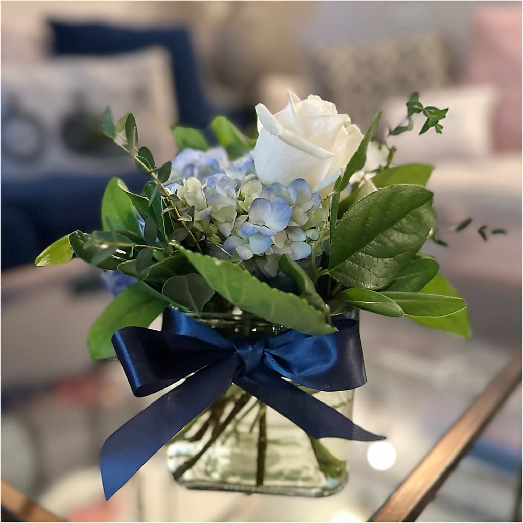 Sky Blue Delight Bouquet –  Natural Flowers Llc, Centreville VA