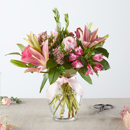Pink Ribbon - A Florist Original –  Natural Flowers Llc, Centreville VA