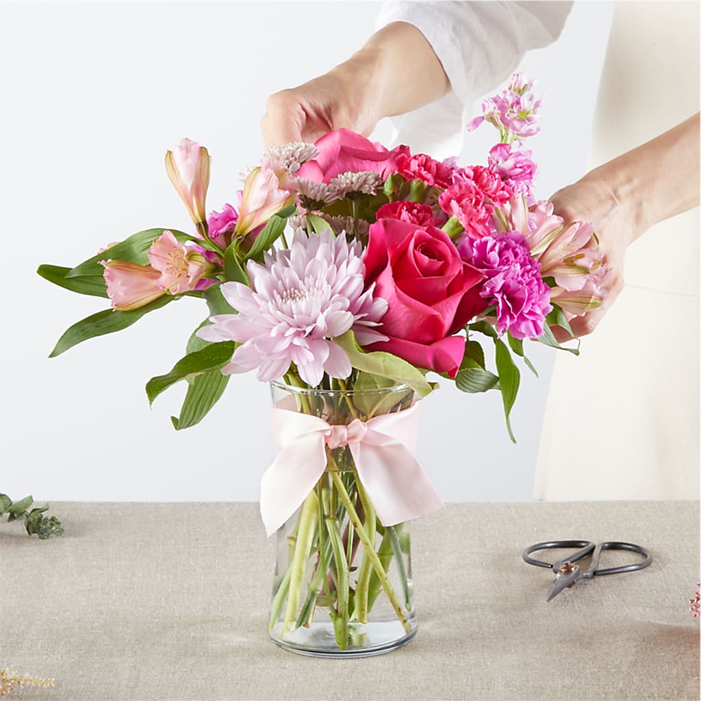 Pink Ribbon - A Florist Original –  Natural Flowers Llc, Centreville VA