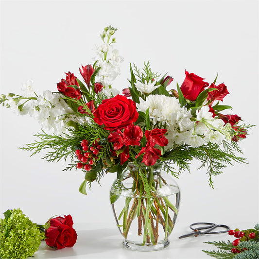 Merry Moment Bouquet – A Florist Original –  Natural Flowers Llc, Centreville VA