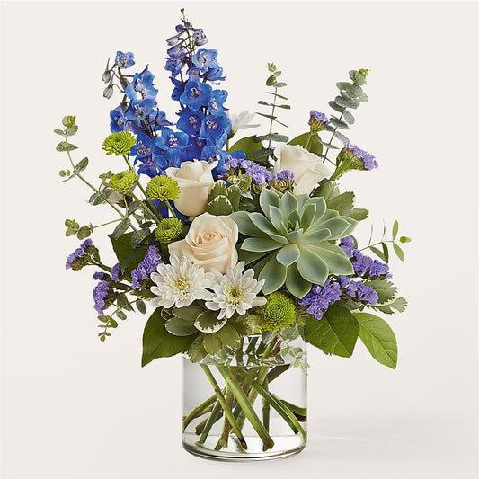 Cerulean Waves Bouquet –  Natural Flowers Llc, Centreville VA