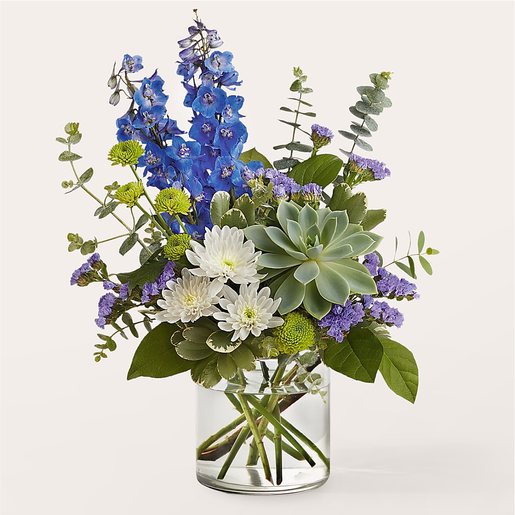 Cerulean Waves Bouquet –  Natural Flowers Llc, Centreville VA