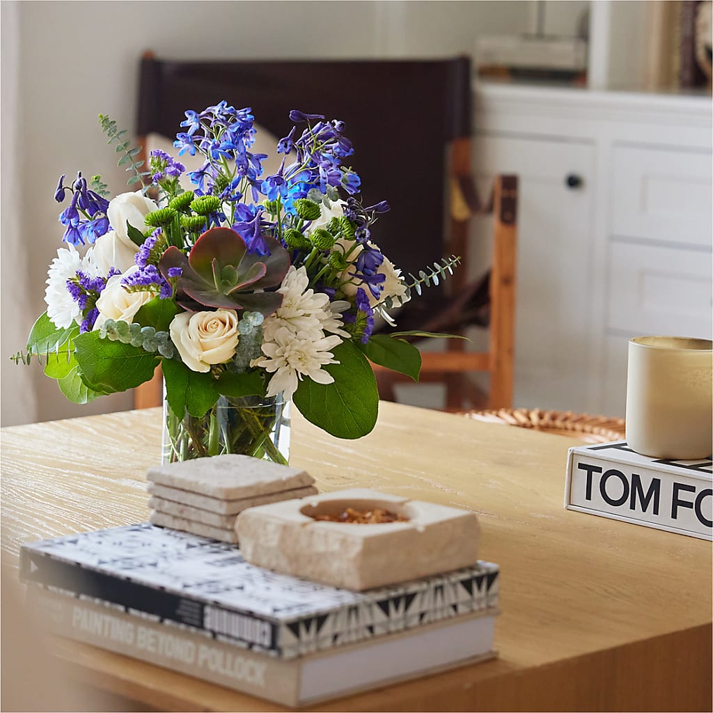 Cerulean Waves Bouquet –  Natural Flowers Llc, Centreville VA