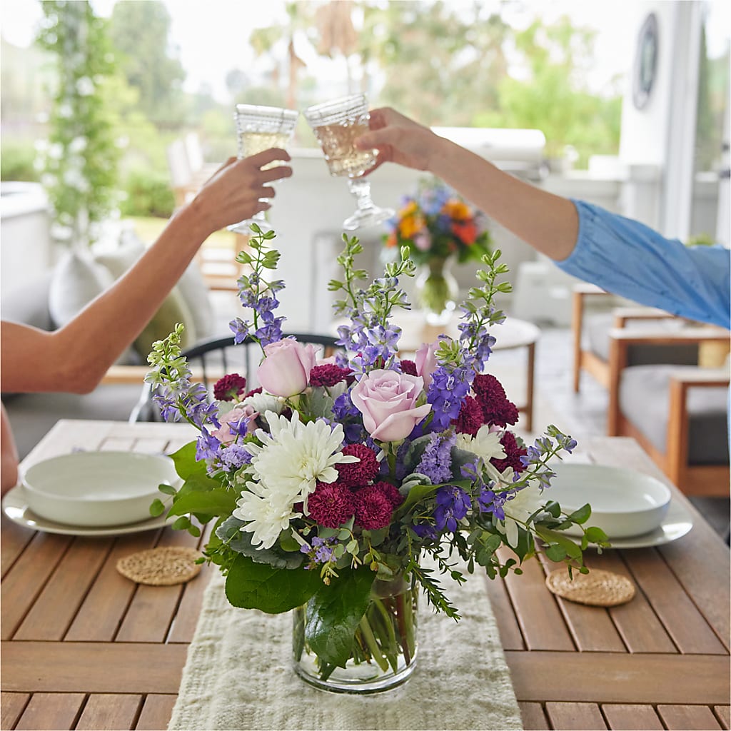 Violet Frost Bouquet –  Natural Flowers Llc, Centreville VA