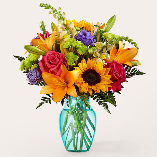 Double Rainbow Bouquet –  Natural Flowers Llc, Centreville VA