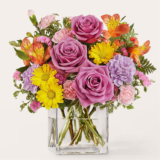 Shades of Happiness Bouquet –  Natural Flowers Llc, Centreville VA