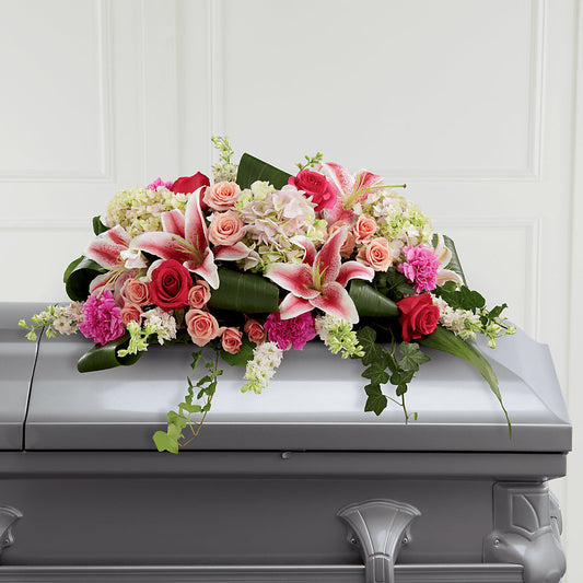 Splendid Grace Casket Spray –  Natural Flowers Llc, Centreville VA