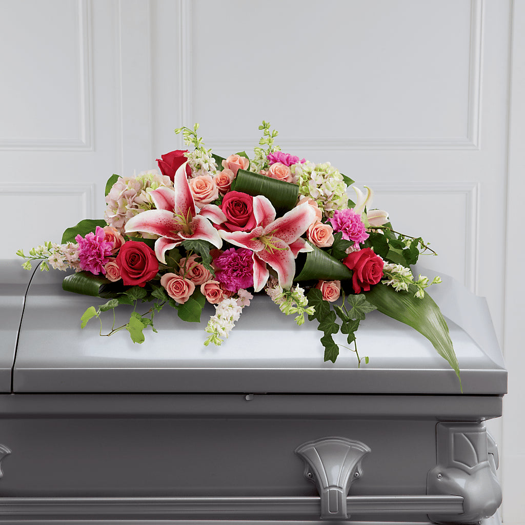 Splendid Grace Casket Spray –  Natural Flowers Llc, Centreville VA