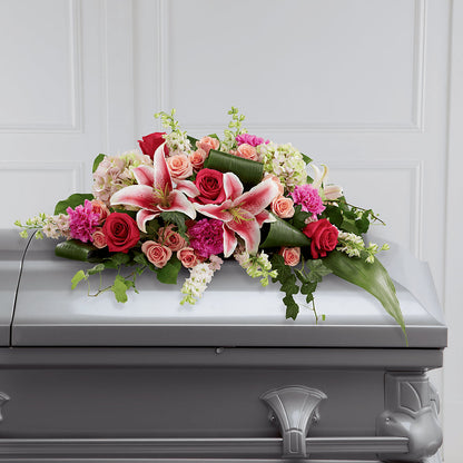 Splendid Grace Casket Spray –  Natural Flowers Llc, Centreville VA
