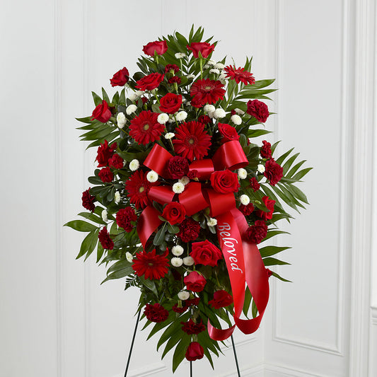 Treasured Memories Standing Spray –  Natural Flowers Llc, Centreville VA