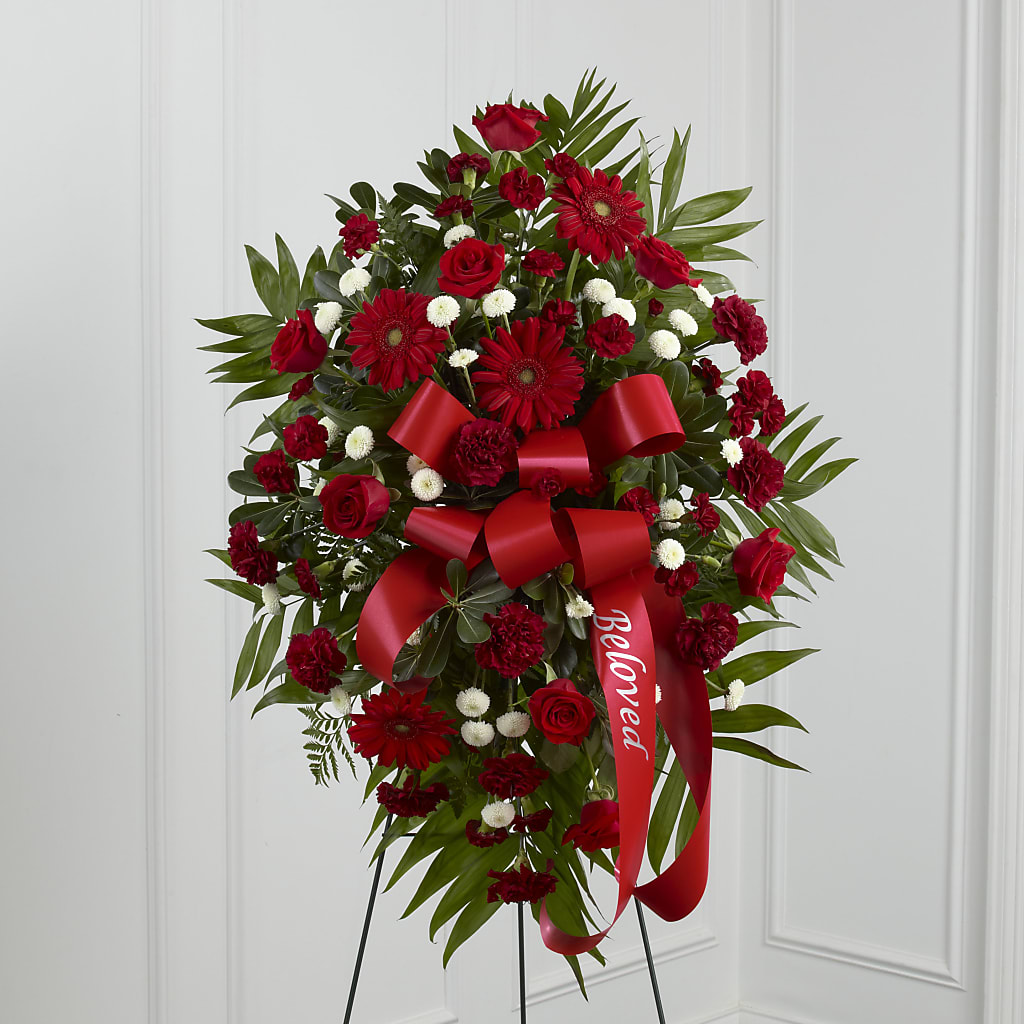 Treasured Memories Standing Spray –  Natural Flowers Llc, Centreville VA