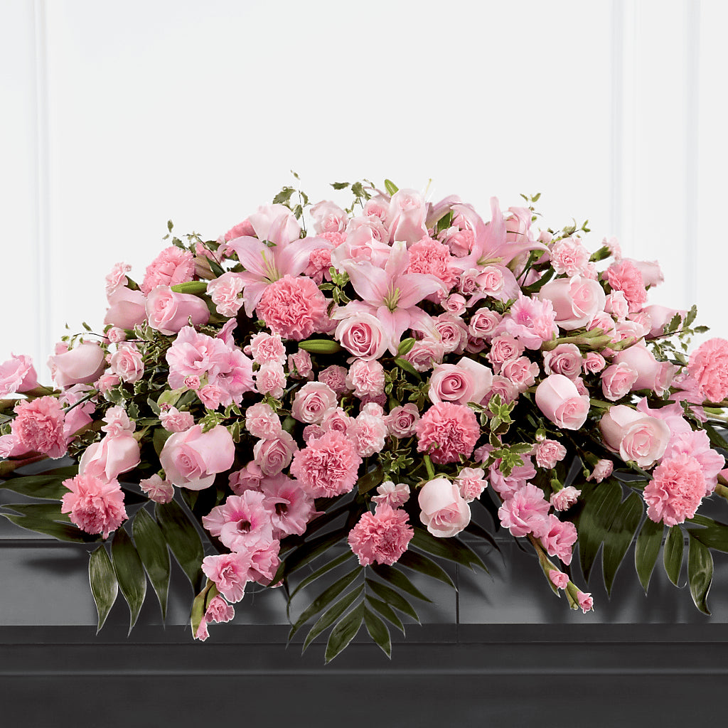 Garden of Comfort Casket Spray (Standard) –  Natural Flowers Llc, Centreville VA