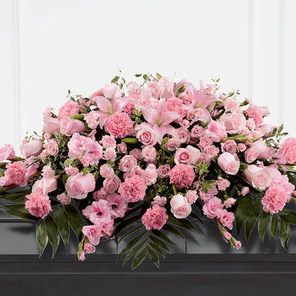 Garden of Comfort Casket Spray (Standard) –  Natural Flowers Llc, Centreville VA