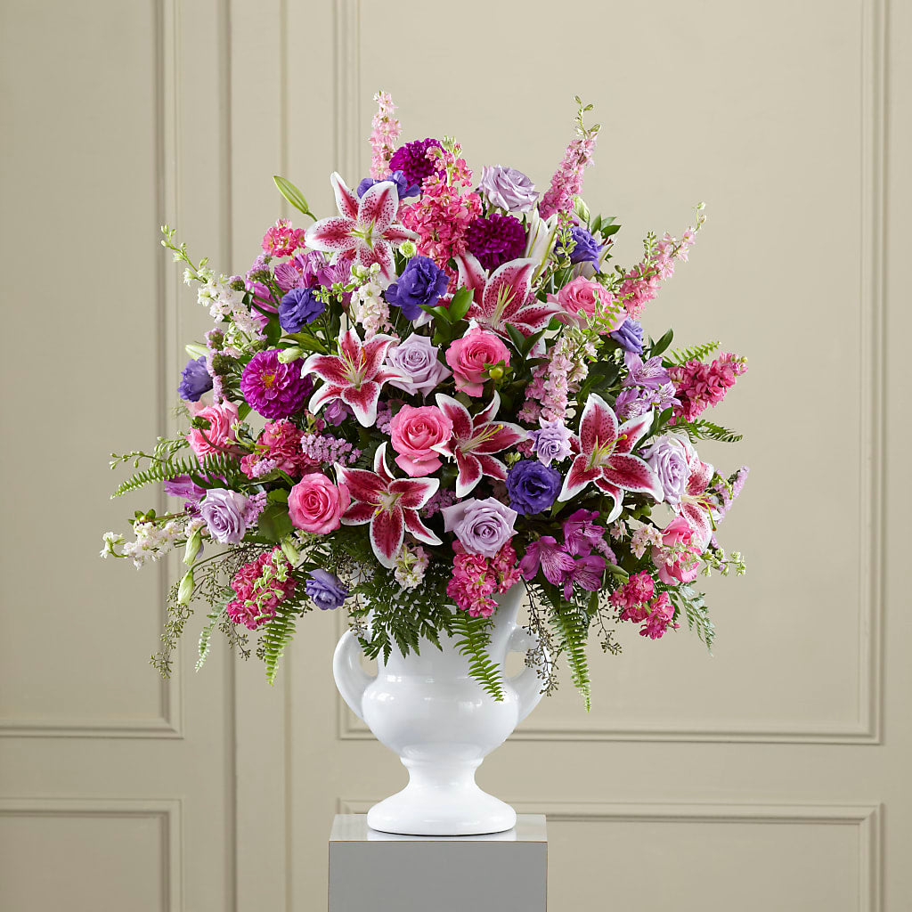 Peaceful Tribute Arrangement –  Natural Flowers Llc, Centreville VA