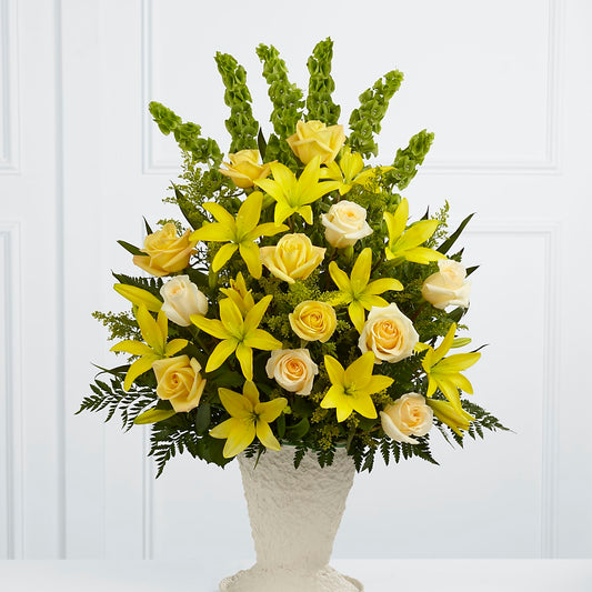 Golden Memories Arrangement –  Natural Flowers Llc, Centreville VA