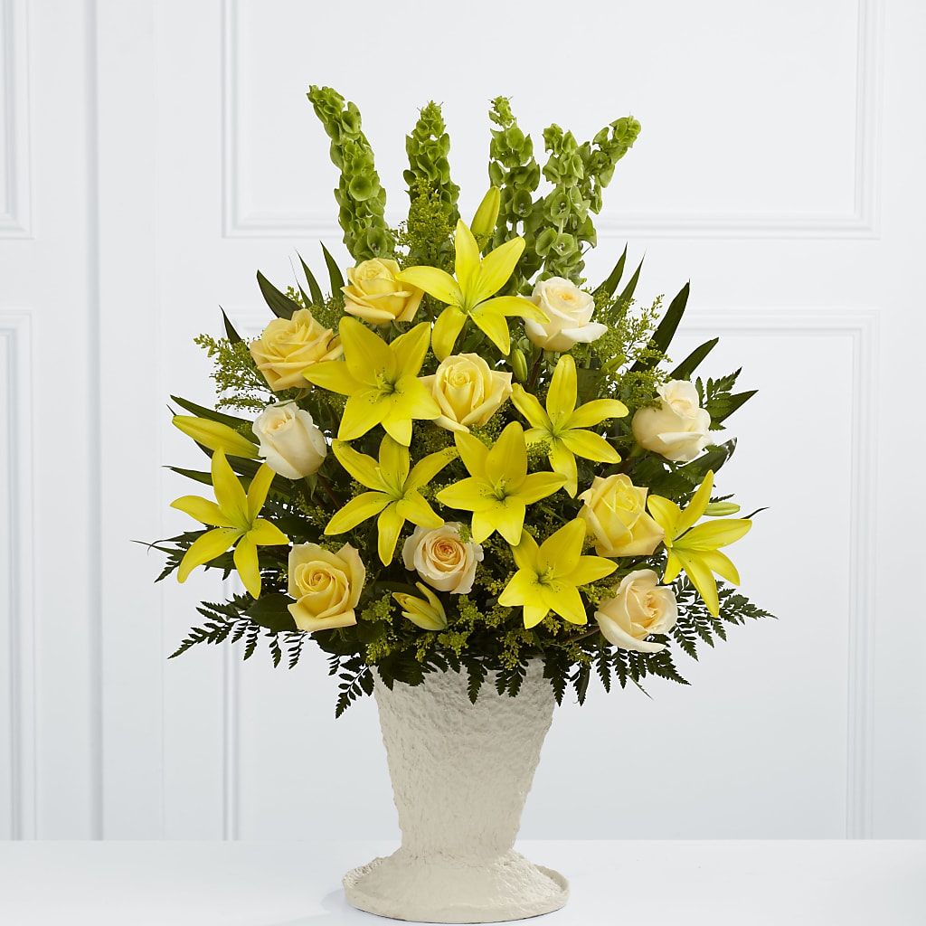 Golden Memories Arrangement –  Natural Flowers Llc, Centreville VA