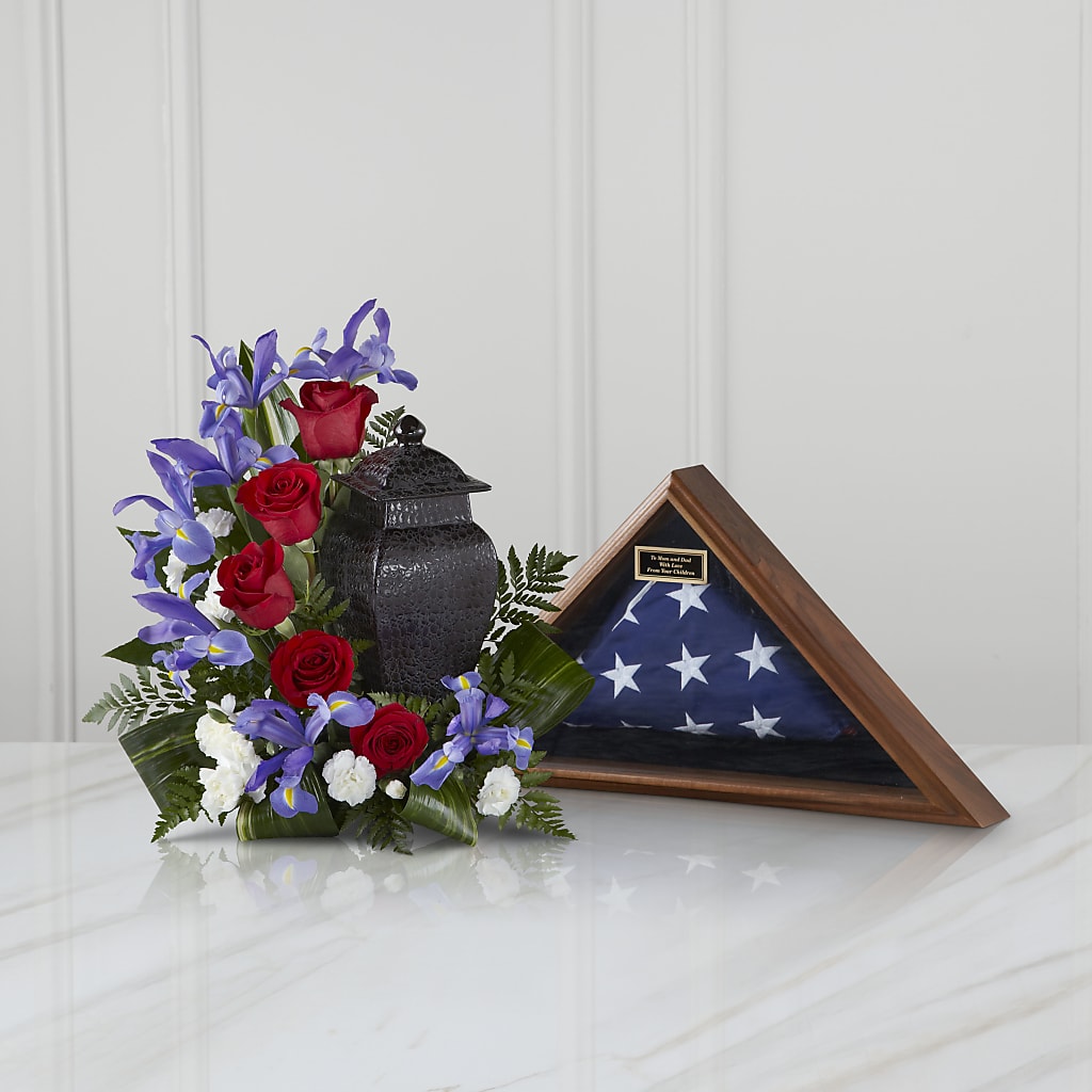 Patriotic Tribute Arrangement –  Natural Flowers Llc, Centreville VA