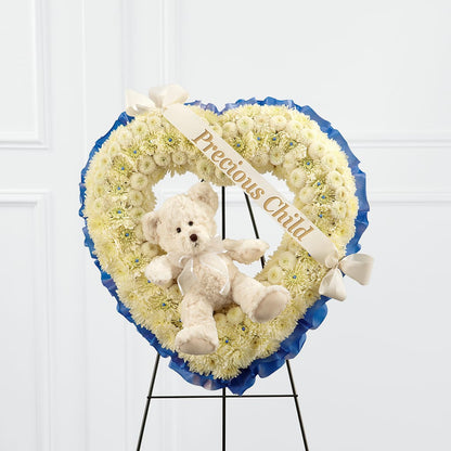 Precious Child Standing Heart –  Natural Flowers Llc, Centreville VA
