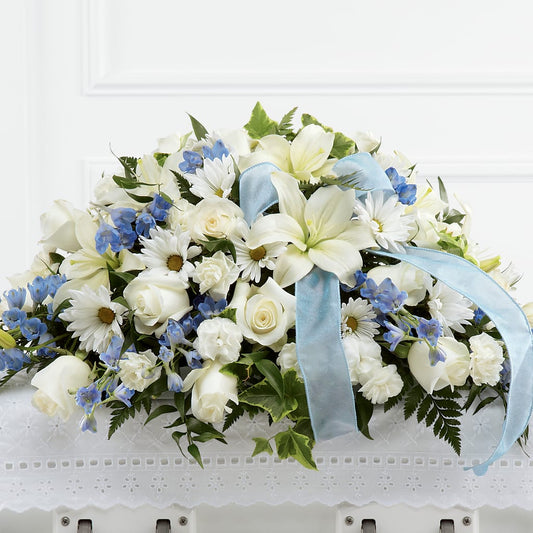 Tender Treasure Casket Spray –  Natural Flowers Llc, Centreville VA