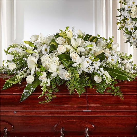 Abundance Casket Spray –  Natural Flowers Llc, Centreville VA