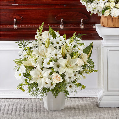 Thoughts of Tranquility Floor Basket –  Natural Flowers Llc, Centreville VA