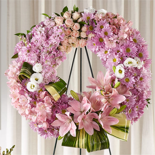 Gift of Warmth Wreath –  Natural Flowers Llc, Centreville VA