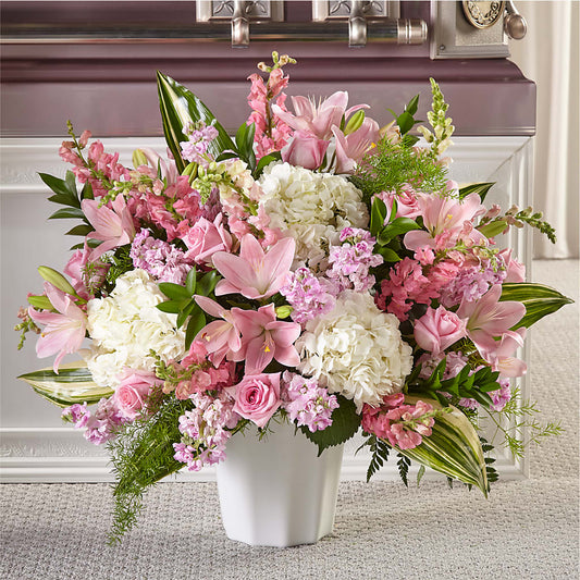 Simply Serene Floor Basket –  Natural Flowers Llc, Centreville VA