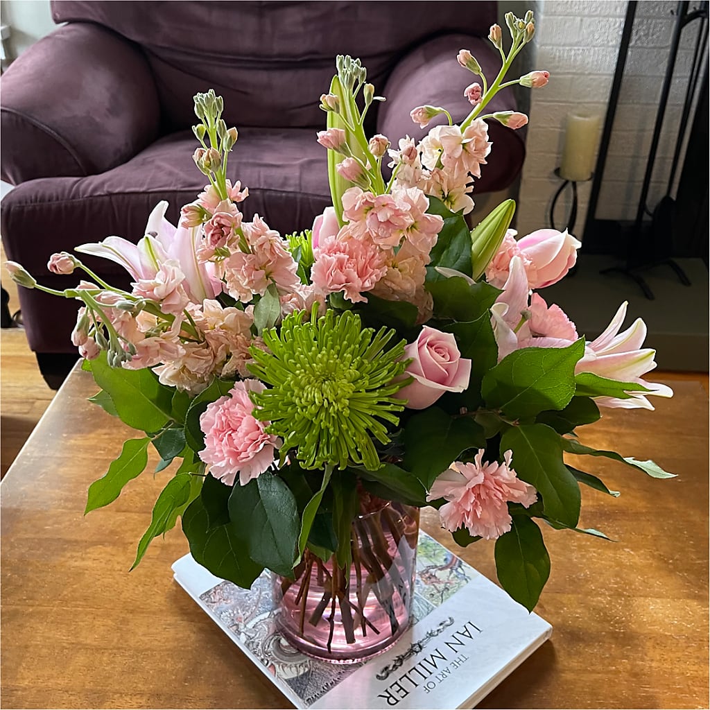 Pretty in Pink Bouquet –  Natural Flowers Llc, Centreville VA