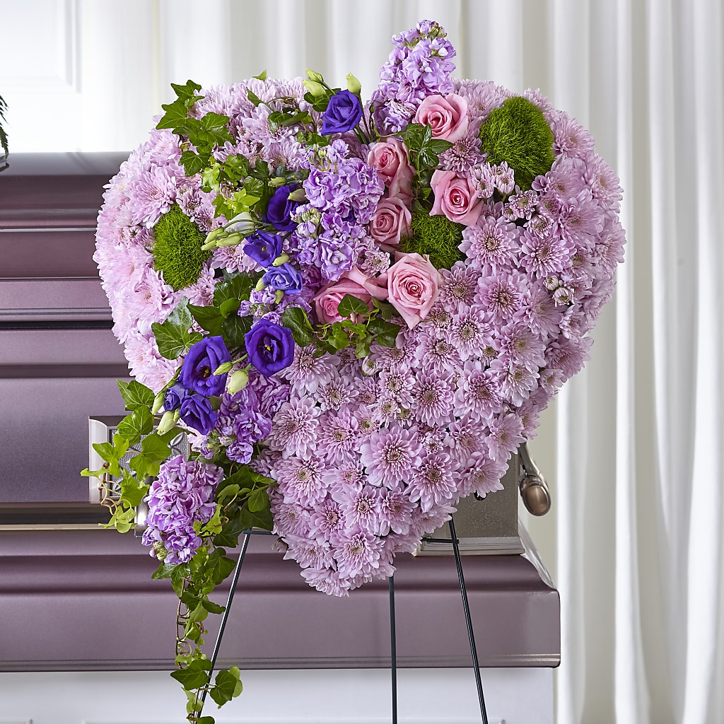 Treasured Love Standing Heart –  Natural Flowers Llc, Centreville VA