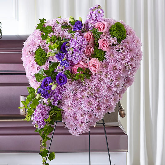 Treasured Love Standing Heart –  Natural Flowers Llc, Centreville VA