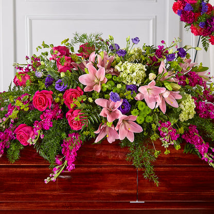 Radiant Tribute Casket Spray –  Natural Flowers Llc, Centreville VA