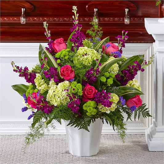Beautiful Horizons Floor Basket –  Natural Flowers Llc, Centreville VA